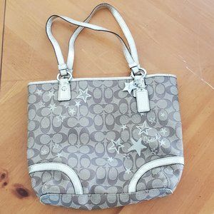 Coach Khaki Heritage Gold Star bag